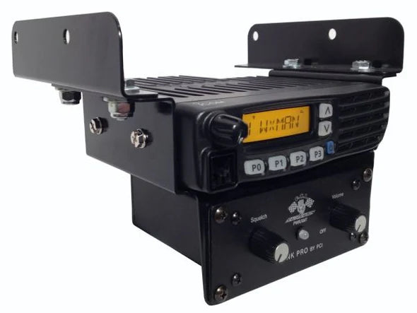 POLARIS RZR NO BOX ICOM RADIO AND INTERCOM BRACKET