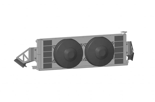 C&R Can-Am X3 Rear Mounted Race Radiator – Peak Offroad Performance