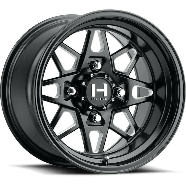 HOSTILE HF14 UTV FORGED WHEEL (SATIN BLACK MILLED)