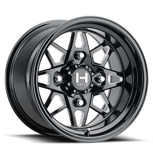 HOSTILE HF14 UTV FORGED WHEEL (GLOSS BLACK MILLED)